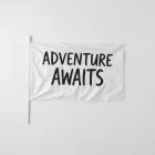 Adventure Awaits Beach Flag