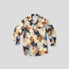 Abstract Print Overshirt