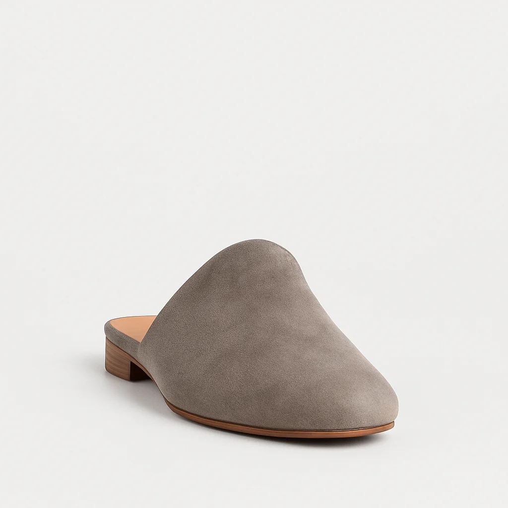 Suede Mules