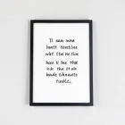 Framed Motivational Quote Art