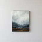 Moody Landscape Oil Painting