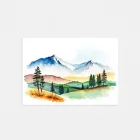 Watercolor Landscape Painting