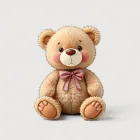 Charming Teddy Bear Illustration