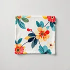 Abstract Floral Throw Blanket