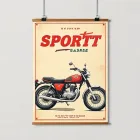 Sporty Vintage Poster