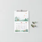 Nature-Themed Calendar Art