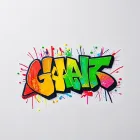 Colorful Graffiti Art