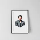 Celebrity Art Print