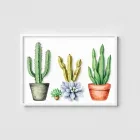 Cactus and Succulent Art Print Set
