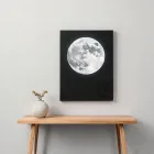 Artistic Full Moon Canvas