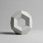 Modern Geometric Sculpture