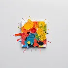 Colorful Mixed Media Artwork
