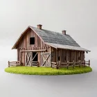 Rustic Barn Landscape