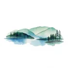 Natural Watercolor Landscapes