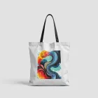 Stylish Tote Bag with Artwork