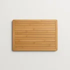 Elegant Bamboo Bath Mat