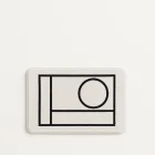 Minimalist Geometric Bath Mat