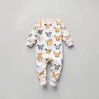Cute Animal Print Baby Pajamas