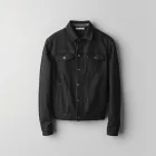 Black denim jacket