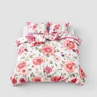 Floral Printed Reversible Bedspread