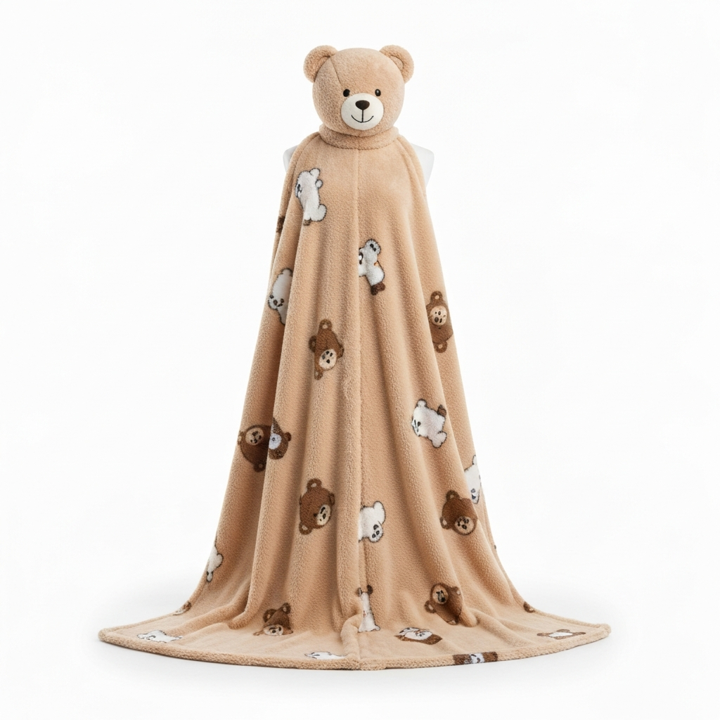 Teddy Bear Fleece Blanket