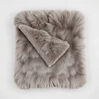 Plush Faux Fur Throw Blanket