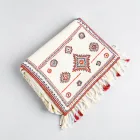 Embroidered Boho Throw Blanket