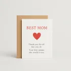 Best Mom Card