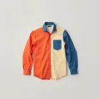 Bold Color Block Shirt