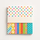 Bright Patterns Scrapbook Paper Set