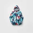 Bold Print Windbreaker