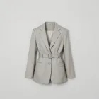 Belted Sleeve Blazer