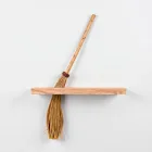 Broomstick Shelf Decor
