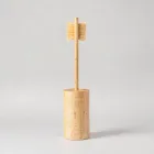 Bamboo Toilet Brush Set