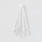 Bridal Veil with Lace Trim