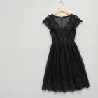 Elegant Lace Overlay Dress
