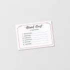 Personalized Wedding Playlist Cards
