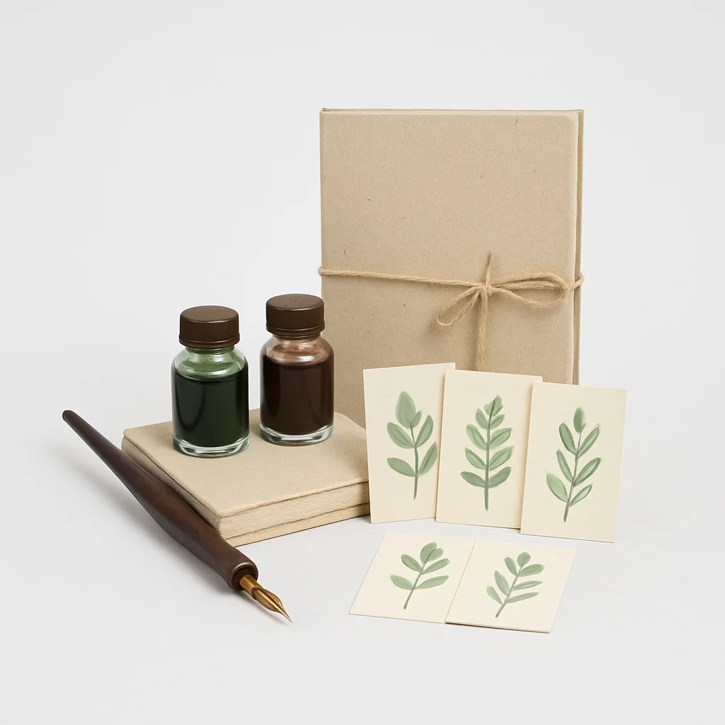 Nature-Themed Calligraphy Kit