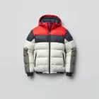 Color Blocked Puffer Jacket