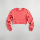Colorful Long Sleeve Crop Top