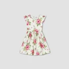 Charming Floral Print Dress