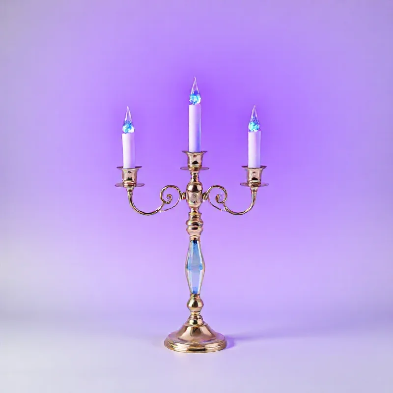 Candelabra with LED Candles