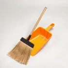 Heavy-Duty Broom and Dustpan Set