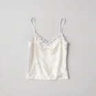 Satin Lace Trim Camisole