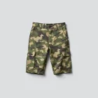 Camouflage Print Cargo Shorts