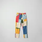 Colorful Patchwork Pants