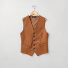 Tailored Brown Vest