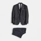 Modern Pinstripe Suit