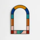 Chic Stained Glass Mirror