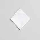 Classic White Pocket Square